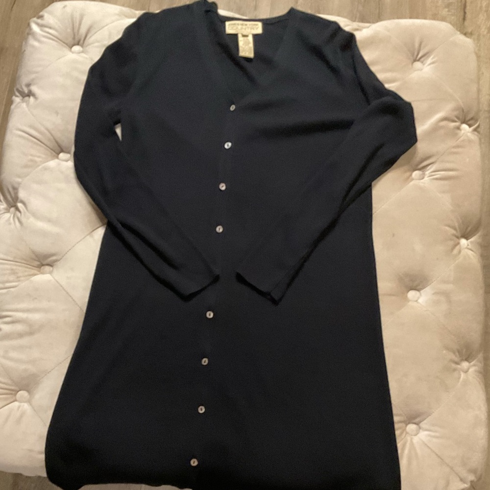 Jones New York Country Essentials Long Cardigan
